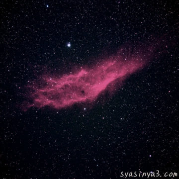 12月 カリフォルニア星雲